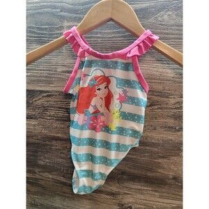 Girls Toddler Disney Baby Ariel One Piece Swimsuit Size 6 To 9Months